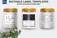 Candle Label Template Id Aiwsolutions With Chutney Label pertaining to Chutney Label Templates