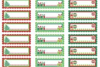 Christmas Labels Ready To Print! | Address Label Template throughout Free Printable Return Address Labels Templates