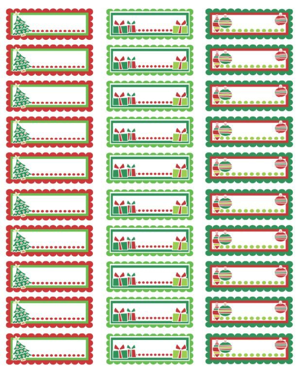 Christmas Labels Ready To Print! | Kerst Knutselen, Kerstmis pertaining to Christmas Return Address Labels Template