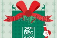 Christmas Party Invite Template Secret Santa Stock with Secret Santa Label Template