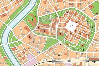 City Map Vector Illustration | Cartoondealer #4739794 pertaining to Blank City Map Template
