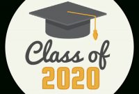 Class Of" Graduation Label – Onlinelabels within Graduation Labels Template Free