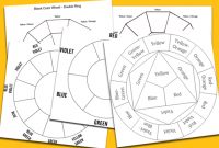 Color Wheel Chart – 5 Plus Printable Diagrams intended for Blank Color Wheel Template