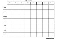 Correct Bad Behavior – Customizable Behavior Charts | Chore throughout Blank Reward Chart Template