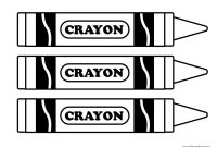 Crayon Template | Crayon Template, Free Classroom Printables for Crayon Labels Template