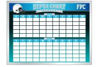 Curious Printable Football Depth Chart Template Nfl Depth in Blank Football Depth Chart Template