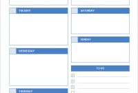 Daily Calendar – Free Printable Daily Calendars For Excel intended for Printable Blank Daily Schedule Template