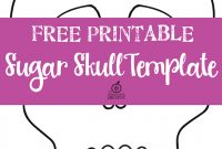 Day Of The Dead Template | Skull Template, Sugar Skull inside Blank Sugar Skull Template