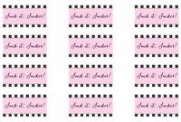 Divorce Party Lip Balm Labels Printable intended for Chapstick Label Template