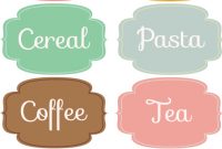 Diy Free Printable Labels & Projects | Organizing Labels throughout Pantry Labels Template