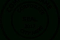 Download Company Seal – Electronic Digital Company Round Seals regarding Blank Seal Template