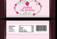 Download Strawberry Shortcake Party Hershey Candy Bar within Candy Bar Label Template
