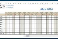 √ Free Editable Monthly Schedule Template Excel | Templateral inside Blank Monthly Work Schedule Template
