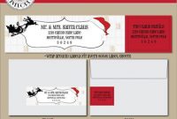 Editable Christmas Address Label Template,wrap Around Label,  Addressing,christmas,word,mail Merge,instant Download, Return Address,  Template intended for Christmas Address Labels Template