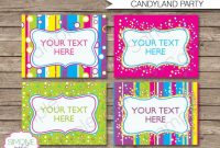 Editable Food Labels – Buffet Tags – Tent Cards – Party intended for Food Label Template For Party