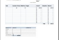Editable Salary Slip Template For Ms Excel | Document Hub regarding Blank Payslip Template