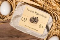 Egg Carton Labels – Blank Or Custom Printed | Online Labels® in Egg Carton Labels Template