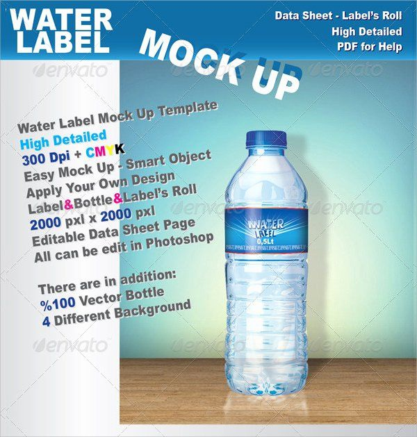Elegant Labels For Water Bottles Template In 2020 | Water within Mineral Water Label Template