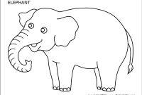 Elephant | Free Printable Templates & Coloring Pages pertaining to Blank Elephant Template
