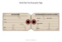 Evacuation Name Tags (Sb12410) – Sparklebox regarding Evacuation Label Template