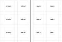 Excel Flashcards Template | Teaching Ninja with regard to Free Printable Blank Flash Cards Template