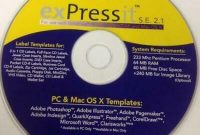 Expressit 2.1 Pc Mac Cd Label Templates For Media Jewel Cases Inserts Cards  Etc | Ebay inside Memorex Cd Label Template Mac