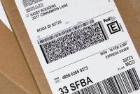 Shipping Label Example In 2020 | Label Template Word, Label with Fedex ...