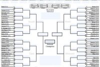 Fillable March Madness Bracket – Editable Ncaa Bracket throughout Blank March Madness Bracket Template