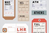 Free 21+ Luggage Tag Designs In Psd | Vector Eps pertaining to Luggage Label Template Free Download