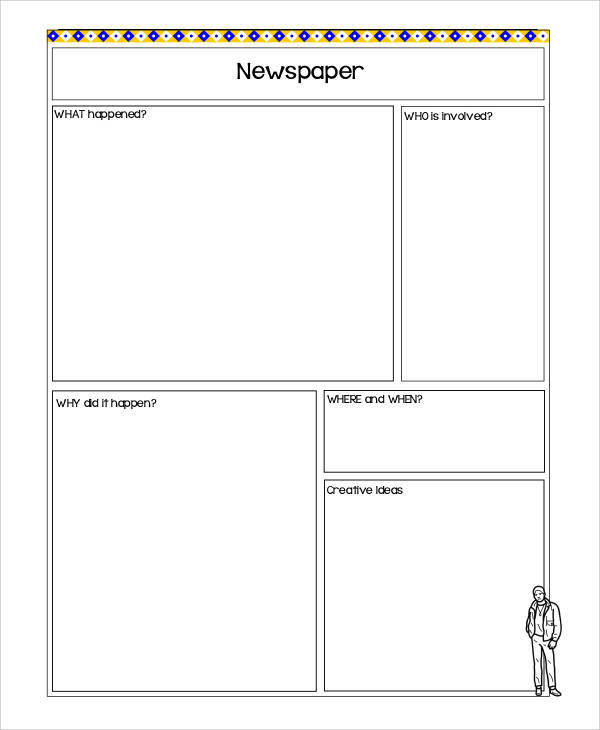 Free 53+ Amazing Newspaper Templates In Pdf | Ppt | Ms Word inside Blank Newspaper Template For Word