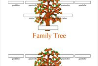 Free 6+ Sample 3 Generation Family Tree Templates In Ms Word pertaining to Blank Family Tree Template 3 Generations