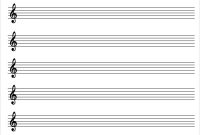 Free 8+ Sample Music Staff Paper Templates In Pdf | Ms Word throughout Blank Sheet Music Template For Word