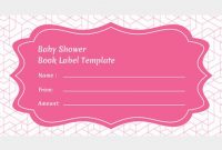 Free Baby Shower Book Label Template: Download Undefined+ in Book Label Template Free
