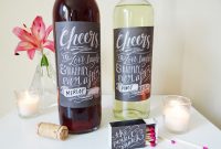 Free Diy Wine Label Templates For Any Occasion pertaining to Diy Wine Label Template