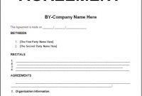 Free Download Blank Contract Agreement Form Sample For with regard to Blank Legal Document Template