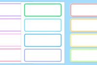 Free! – Editable Labels – Classroom Label Template inside Free Name Label Templates