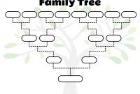 Free Family Tree Templates – For A+ Projects regarding Blank Family Tree Template 3 Generations