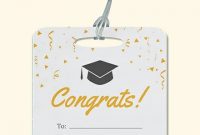 Free Graduation Gift Label Template – Word (Doc) | Psd within Graduation Labels Template Free