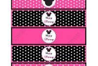 Free Minnie Mouse Printables | Minnie Mouse Printable Water pertaining to Minnie Mouse Water Bottle Labels Template