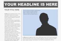 Free Newspaper Template Pack For Word. Perfect For School for Blank Newspaper Template For Word