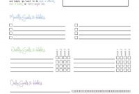 Free Planner Printable : Month At A Glance | Be Your Own with regard to Month At A Glance Blank Calendar Template