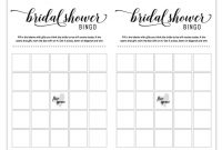 Free Printable Bridal Shower Games | Bridal Shower Bingo Cards pertaining to Blank Bridal Shower Bingo Template