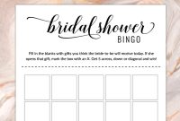 Free Printable Bridal Shower Games | Bridal Shower Bingo Cards with regard to Blank Bridal Shower Bingo Template