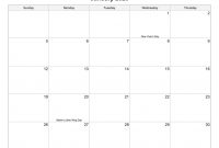 Free Printable Calendars – Calendarsquick within Full Page Blank Calendar Template
