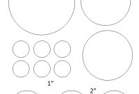 Free Printable Circle Templates – Large & Small Stencils in 2 Inch Round Label Template