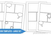 Free Printable Comic Book Templates! – Picklebums with Printable Blank Comic Strip Template For Kids