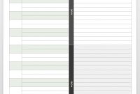 Free Printable Daily Calendar Templates | Smartsheet with Printable Blank Daily Schedule Template