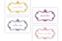 Free Printable Food Jar Or Blank Labels | Labels Printables with regard to Templates For Labels For Jars
