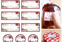 Free Printable Jar Labels For Home Canning | Jam Jar Labels within Chutney Label Templates