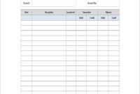 Free Printable Ledger Sheets That Are Satisfactory | Marion inside Blank Ledger Template